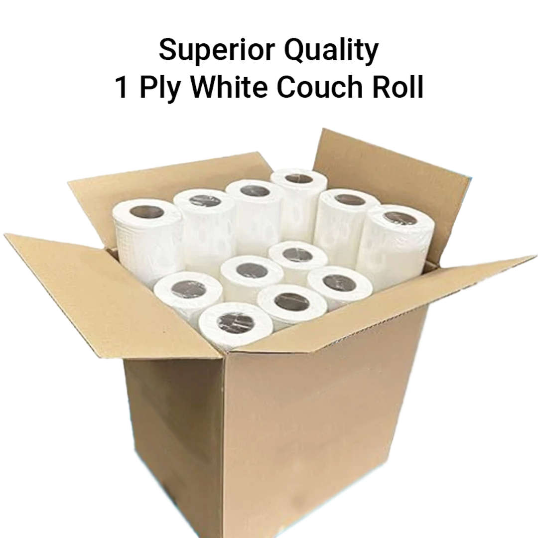 Softy Couch Rolls 50 Cm X 40 metres 1 Ply - 12 Rolls / Carton