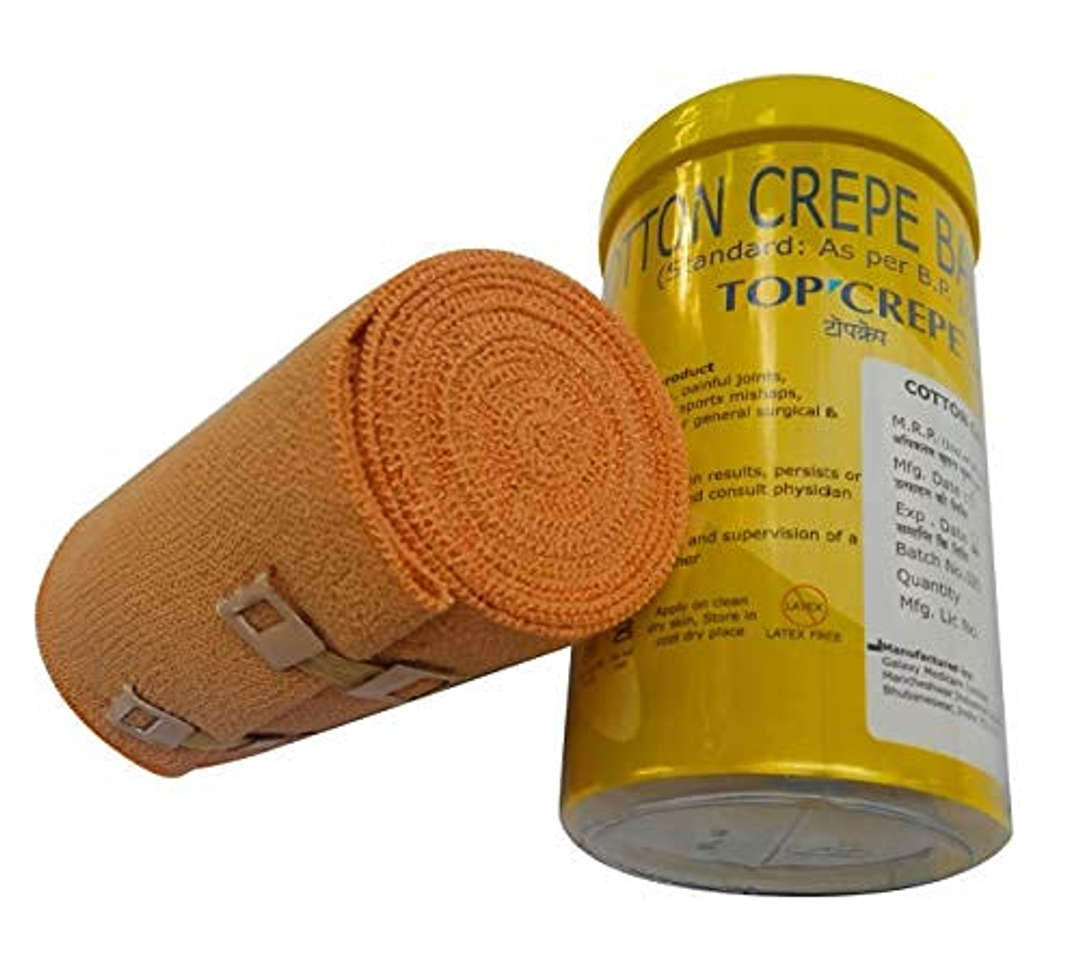 Dyna Top Crepe Cotton Crepe Bandages B.P 4.5 meter PVC pack