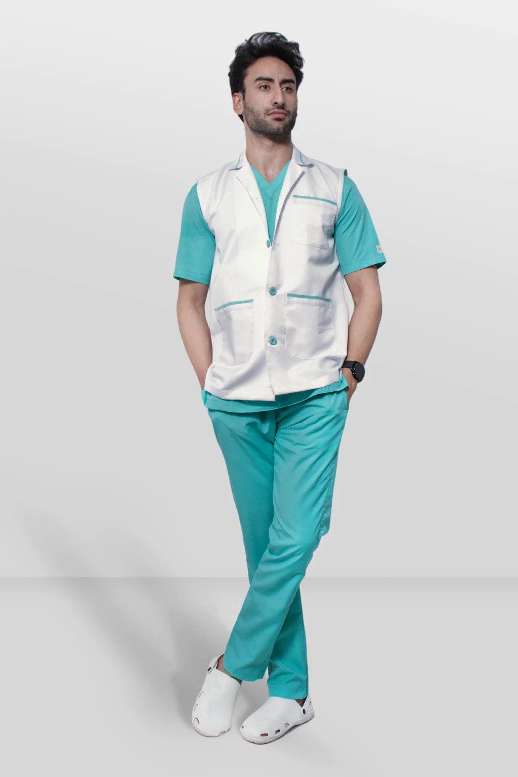 Faboholic Unisex Polycotton Half Sleeve Apron Medical Lab Coat with 2  Pockets (Set of 2) Shirt Hospital Scrub Price in India - Buy Faboholic  Unisex Polycotton Half Sleeve Apron Medical Lab Coat