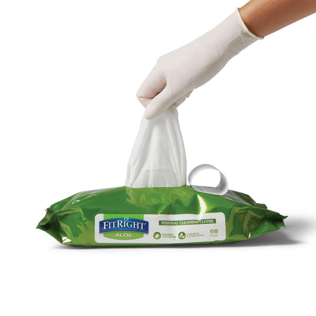 Fitright Aloe Adult Scented Wipes