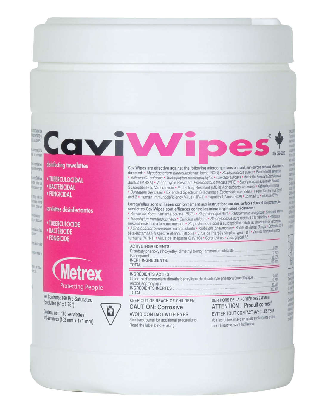 CaviWipes Disinfection Surface Wipes 220 Wipes