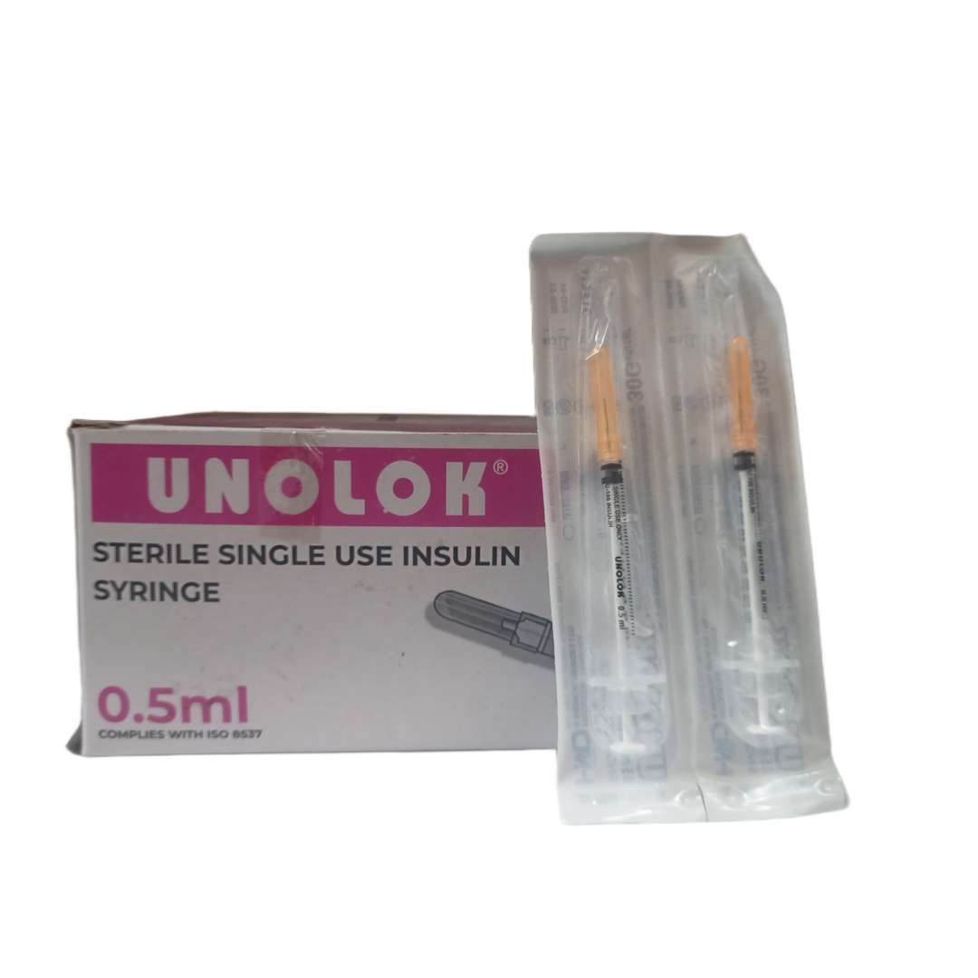 HMD Insulin Syringe 0.5ml, Pack of 100