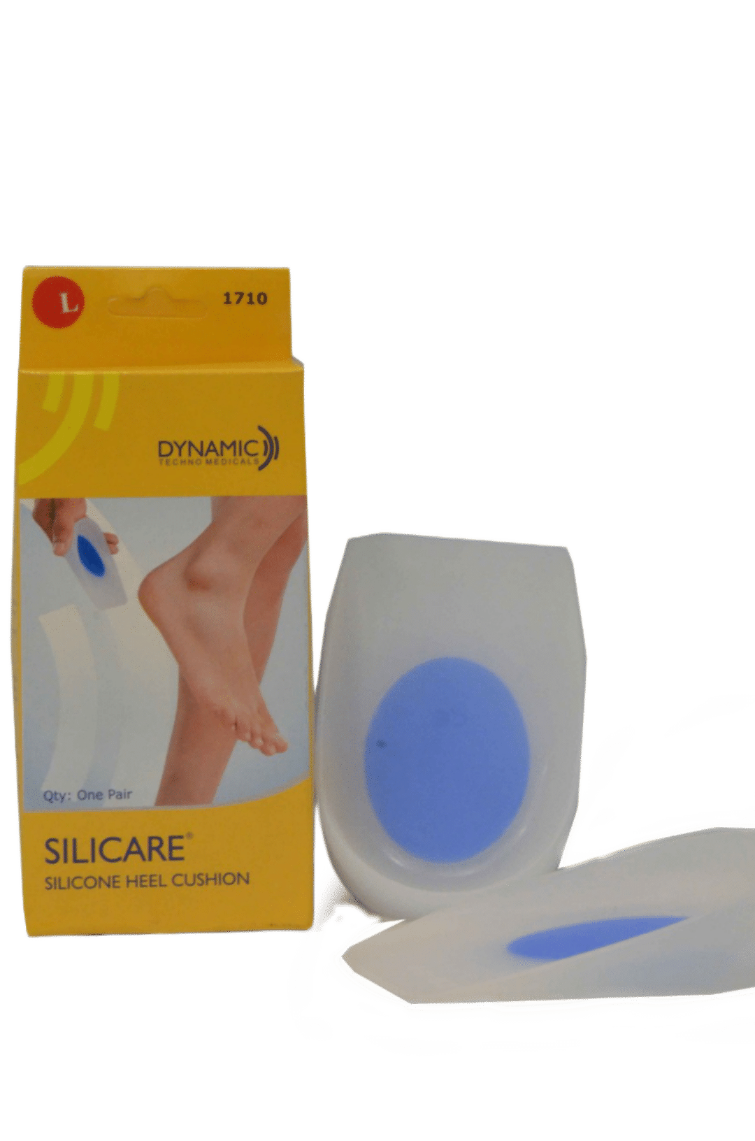 Dyna Silicare Adhesive Heel Protector - Pair - Universal | Universal Adhesive Heel Protectors for Enhanced Comfort and Protection