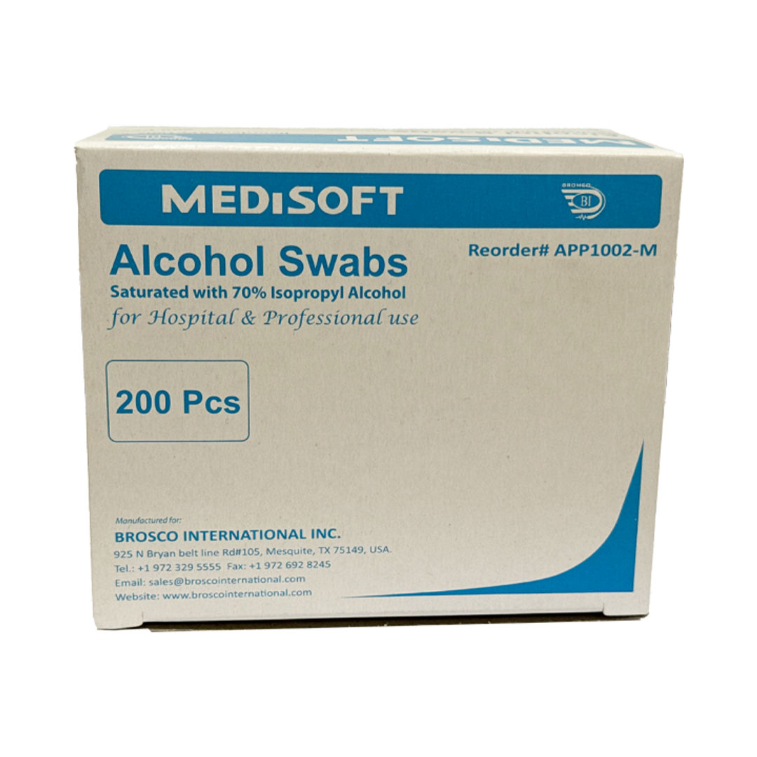 MediSoft Alcohol Swab Pack of 200