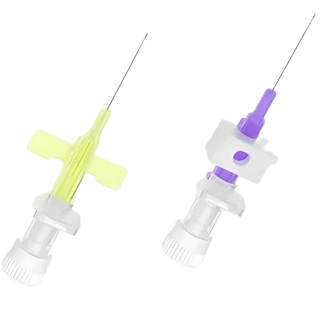 Disposafe With Wings and W/O Injection Port IV Cannula