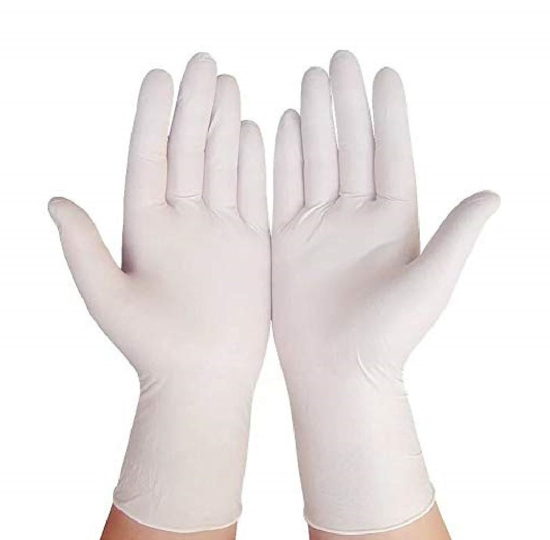 Malpurwala Bio Safety Latex Gloves - Powder free Pack of 100