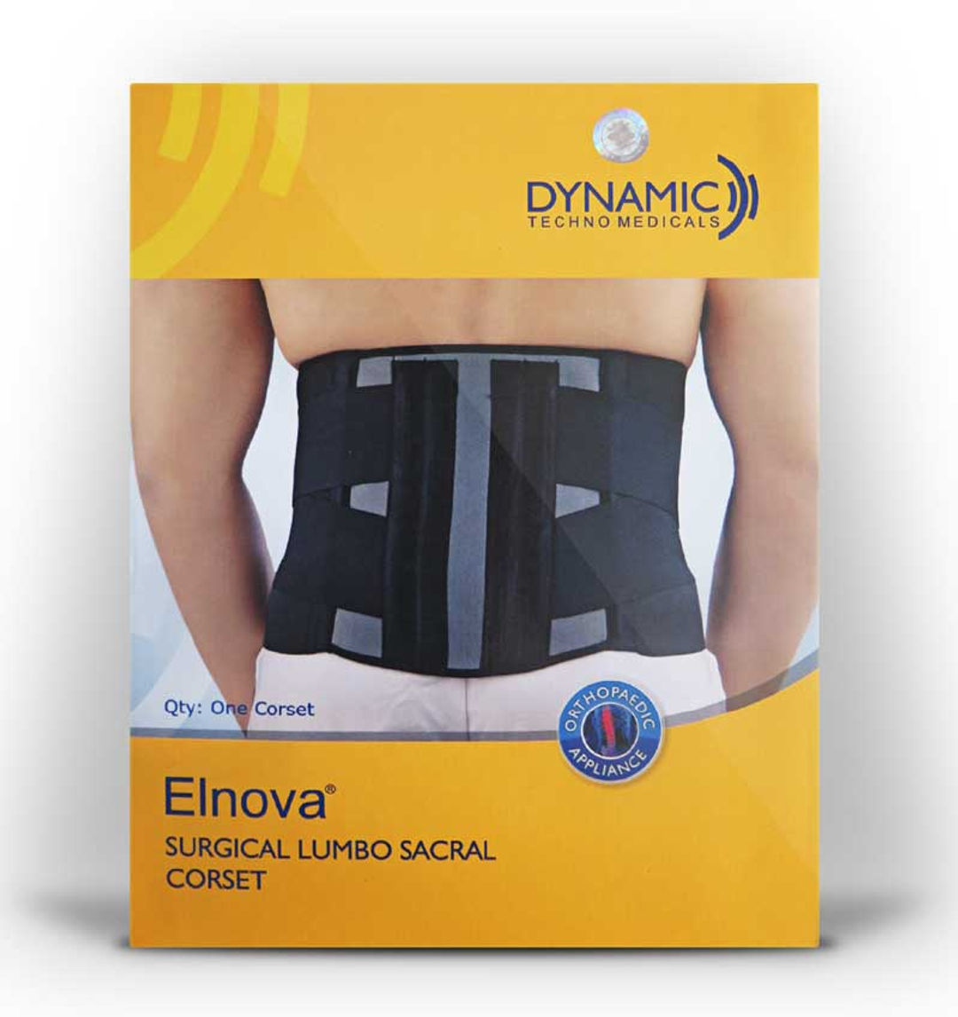 Dyna Elnova Surgical Lumbo Sacral Corset (Beige) - Small