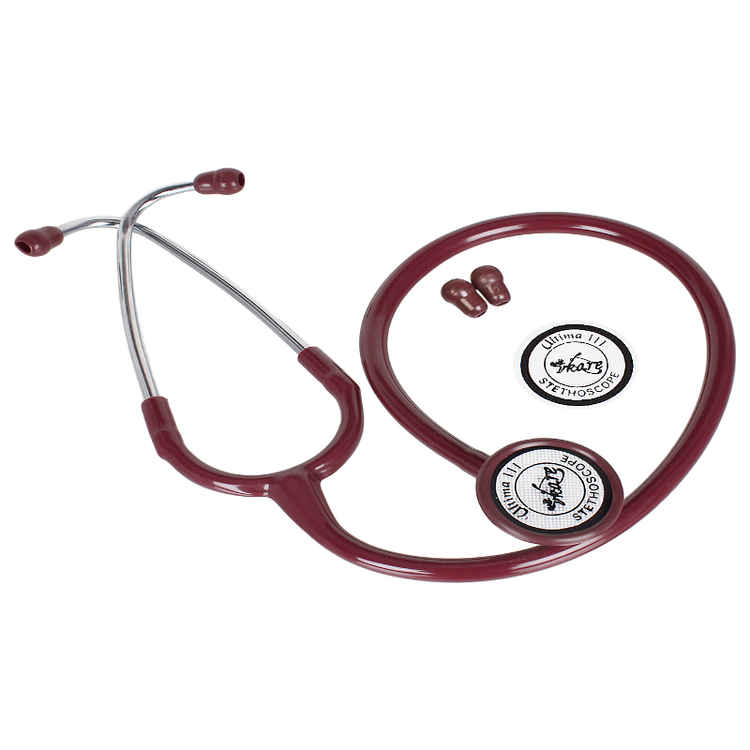 Vkare Adult Stainless Steel Stethoscope - Ultima 111- Pink Colour