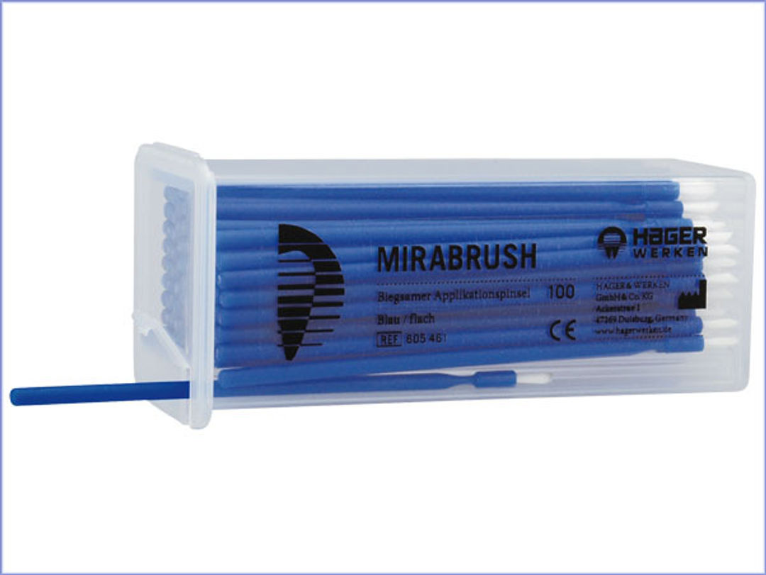 Hager & Werken Mirabrush Interdental Brushes - Blue Flat (605461)