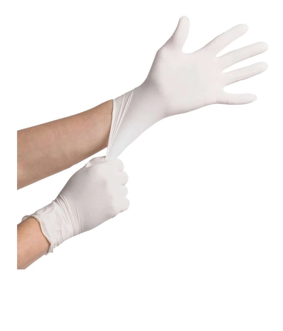 Optitect Latex Powder Free Glove Pack of 100, Large