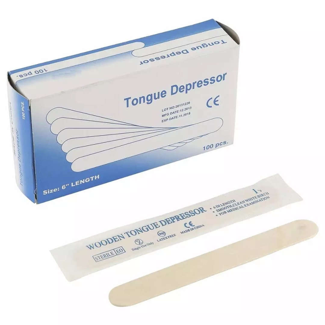 Safecare Tongue Depressor Sterile 6 Inch Pack of 100