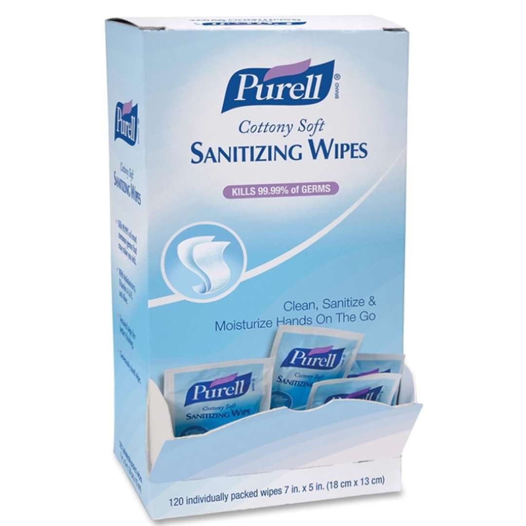 Purell Cottony Soft Disinfectant Wipes for Hand Sanitizing, Pack of 20 (9026-1M)