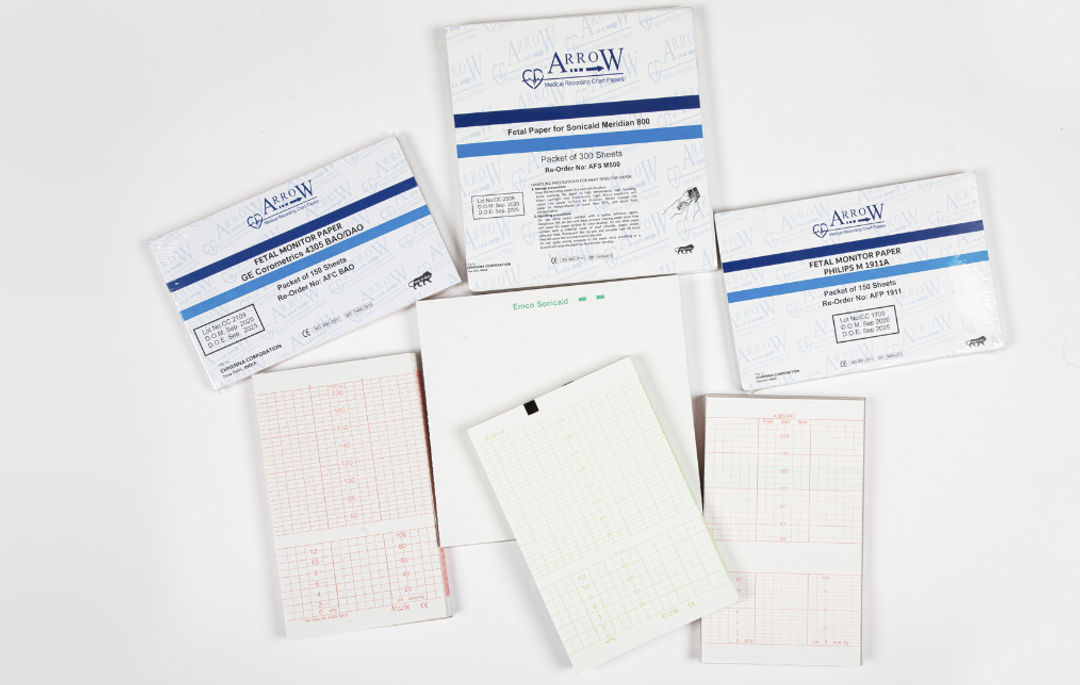 Arrow CTG Recording Chart Paper - 150mm x 100mm x 160 sheets  70 Packets/Box (AZE F9)
