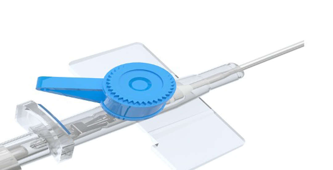 Disposafe With Wings and Injection Port IV Cannula