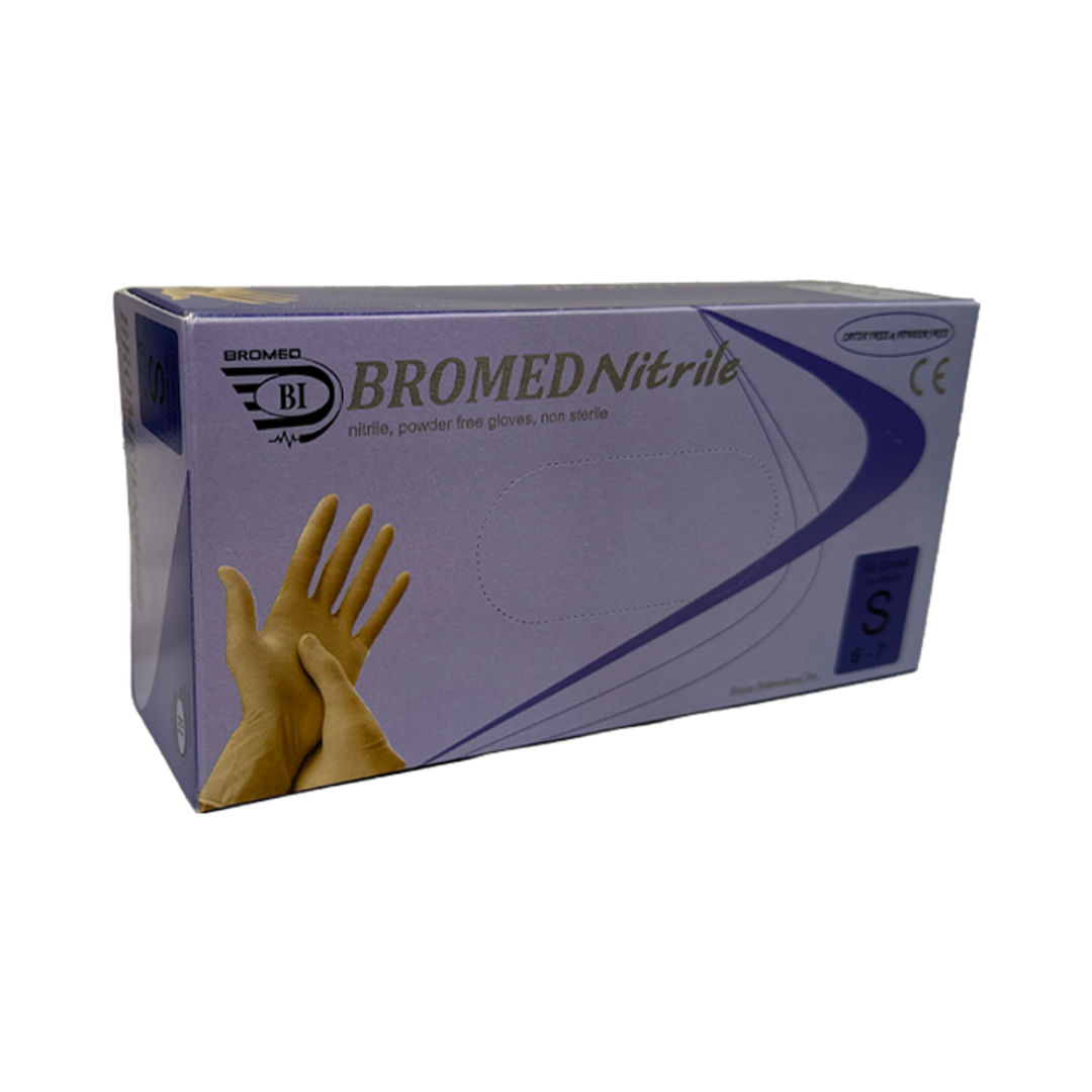 Bromed Nitrile Gloves Large Pack of 100