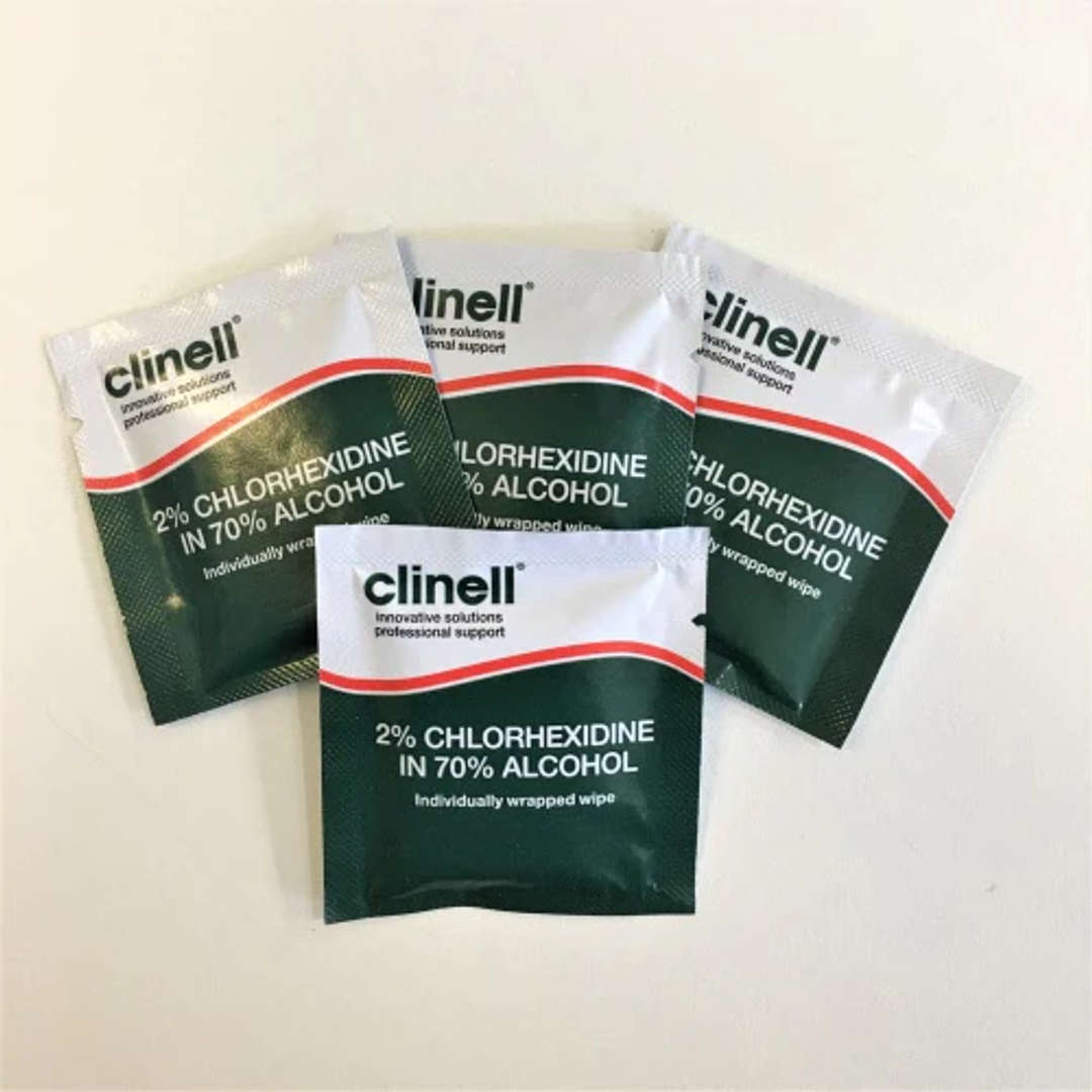 Malpurwala Clinell Wipes With 2% Chlorhexidine in 70% Alcohol - 240 Sachets