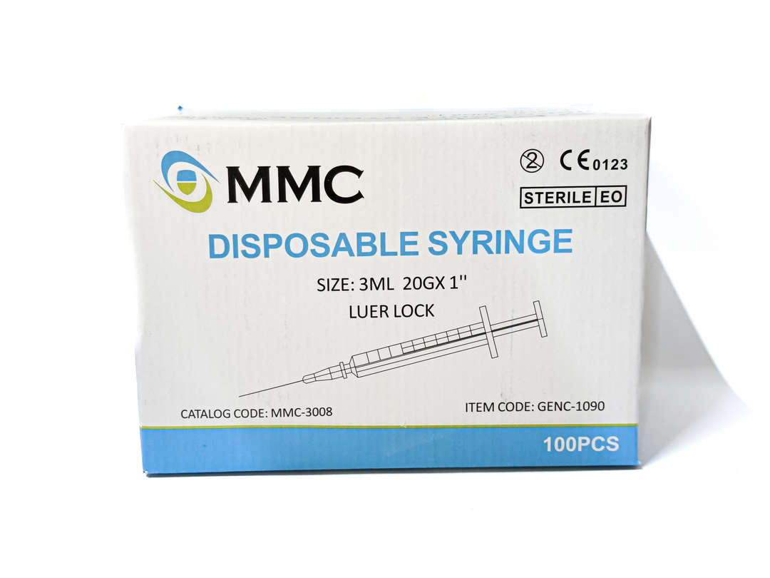 MMC 3ml Disposable Luer Lock Syringe with Needle