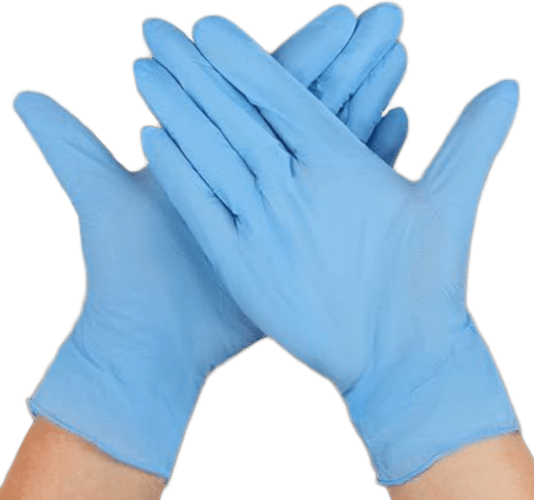 Optitect Nitrile Gloves, Medium - Pack Of 100