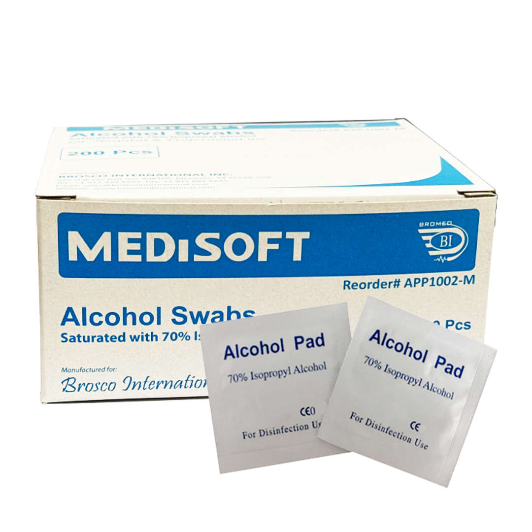 MedISoft Alcohol Swab Pack of 200