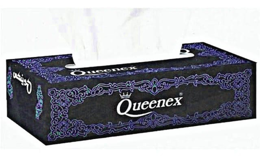 Queenex Facial Tissue Box - 200 Sheets - 20 Box/Carton