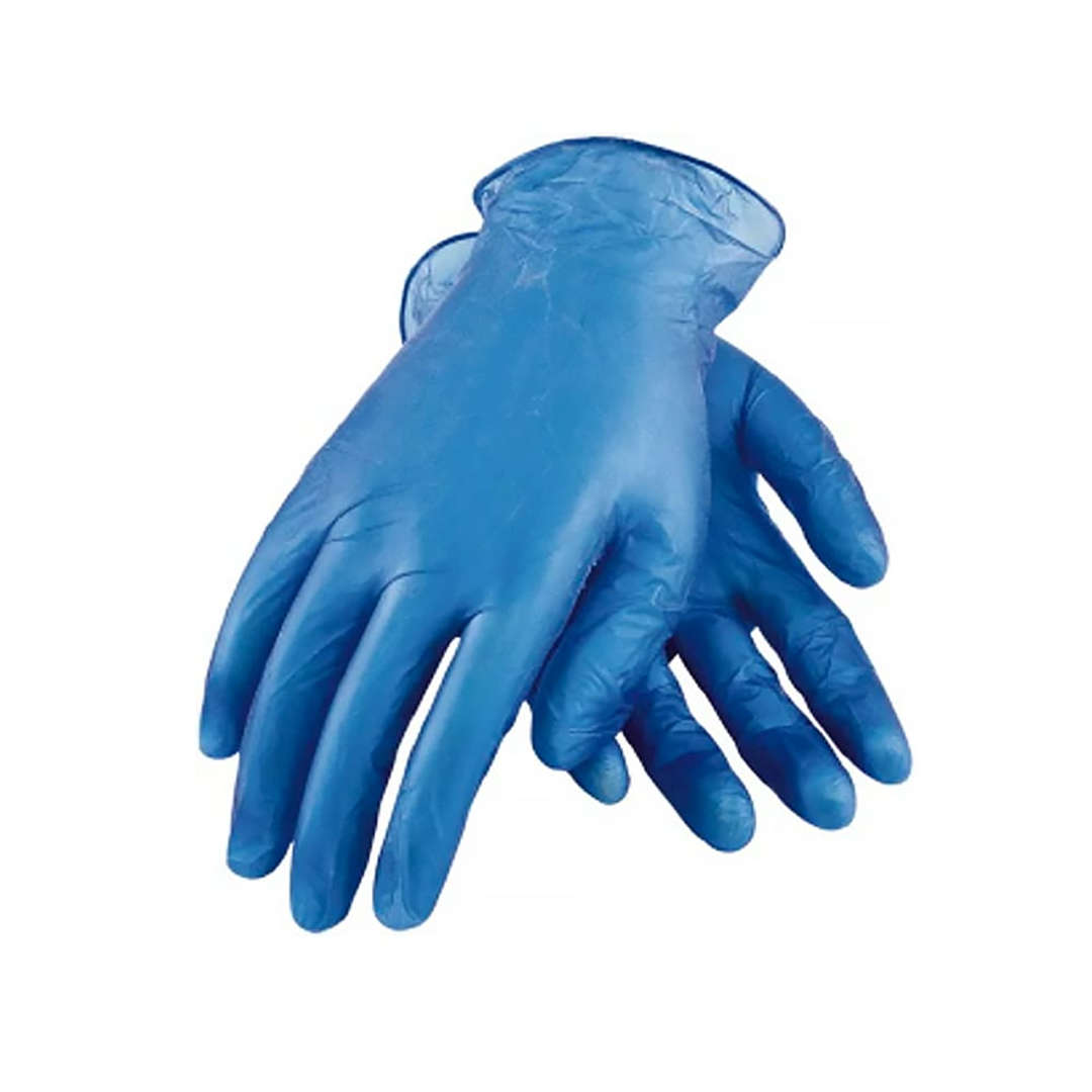 Malpurwala Bio Safety Disposable Powder-Free Non-Sterile Vinyl Gloves, Pack of 100