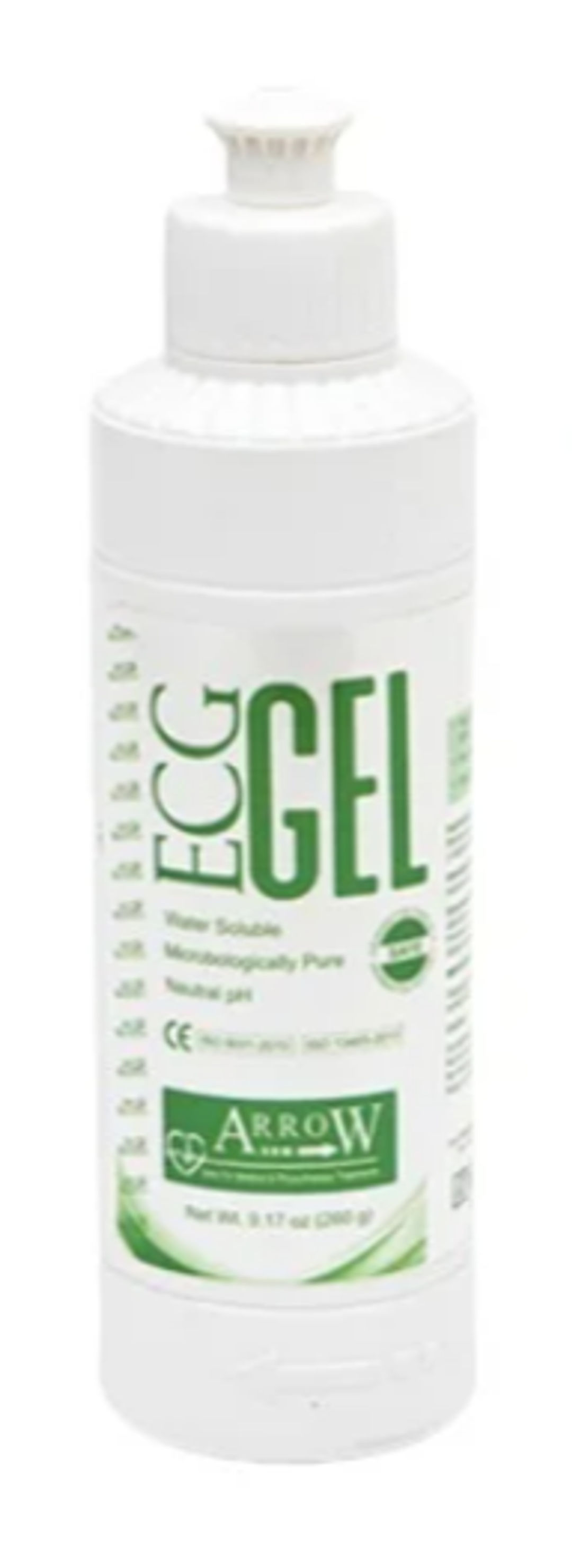 Arrow Clear White ECG Gel - 260gms Bottle (AECG 260)
