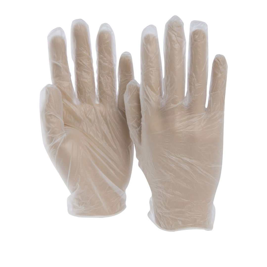 SuperGuard Vinyl Powder Free Examination Gloves - Vinyl Small Pack of 100