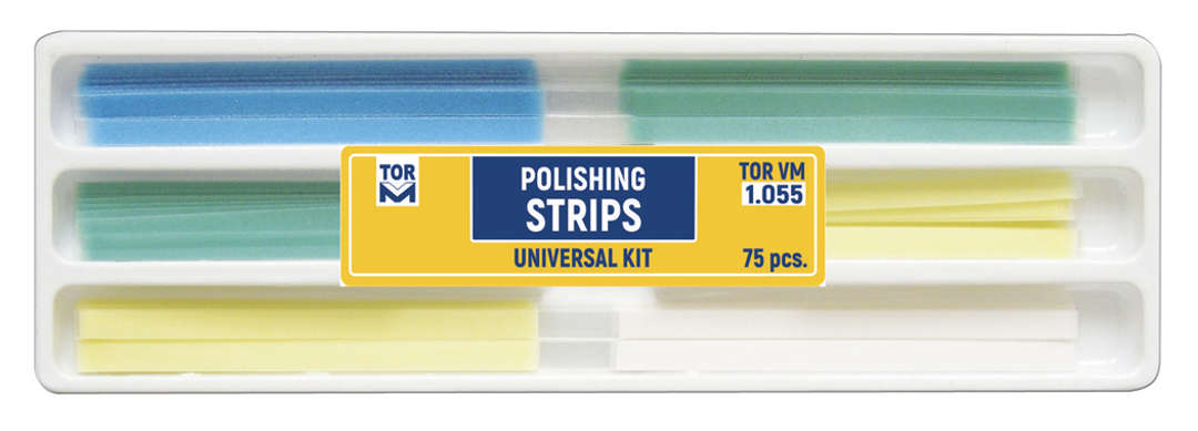 TOR Polishing Strips Universal Kit 75 Pieces (1.055)