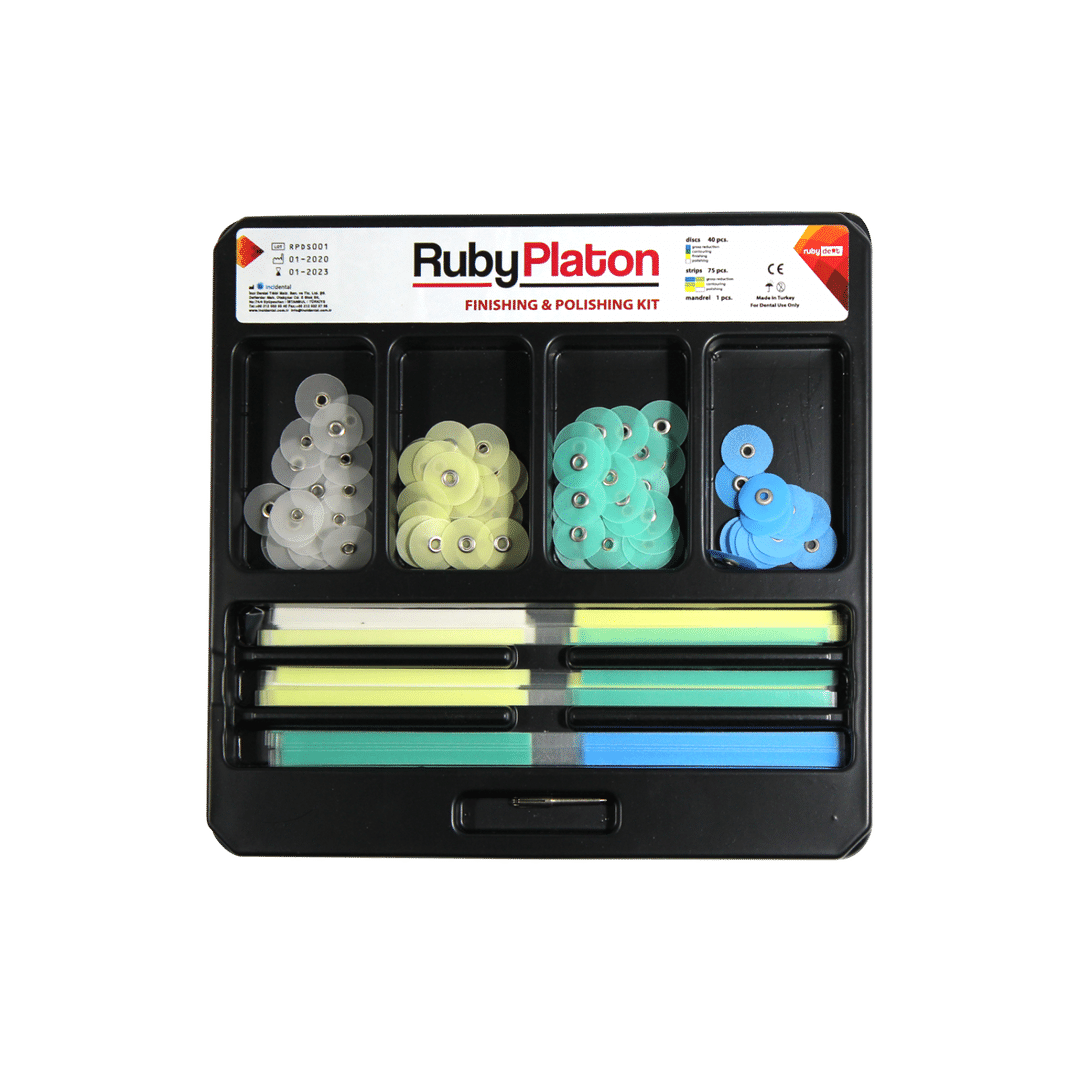 Ruby Platon Polishing Strips - 75 Pieces/Box (RD/PPS)