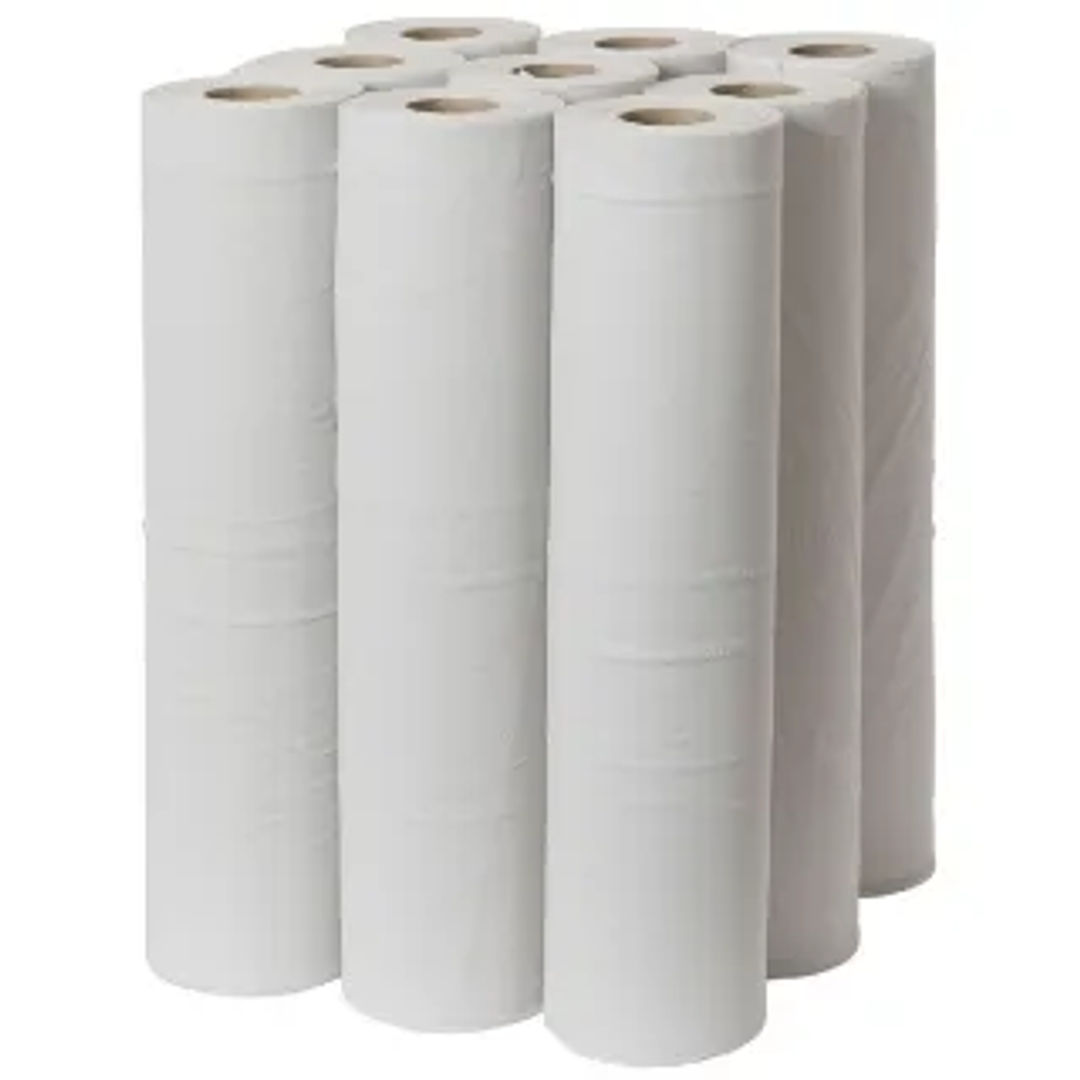 Lomar Couch Roll 2 Ply 50 x 50 meter 9 Rolls/Carton (Italy) - Pack of 9 Rolls