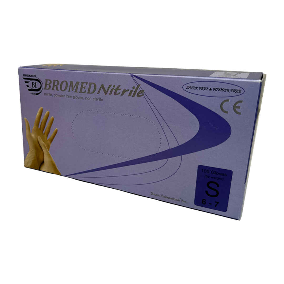 Bromed Nitrile Gloves Large Pack of 100