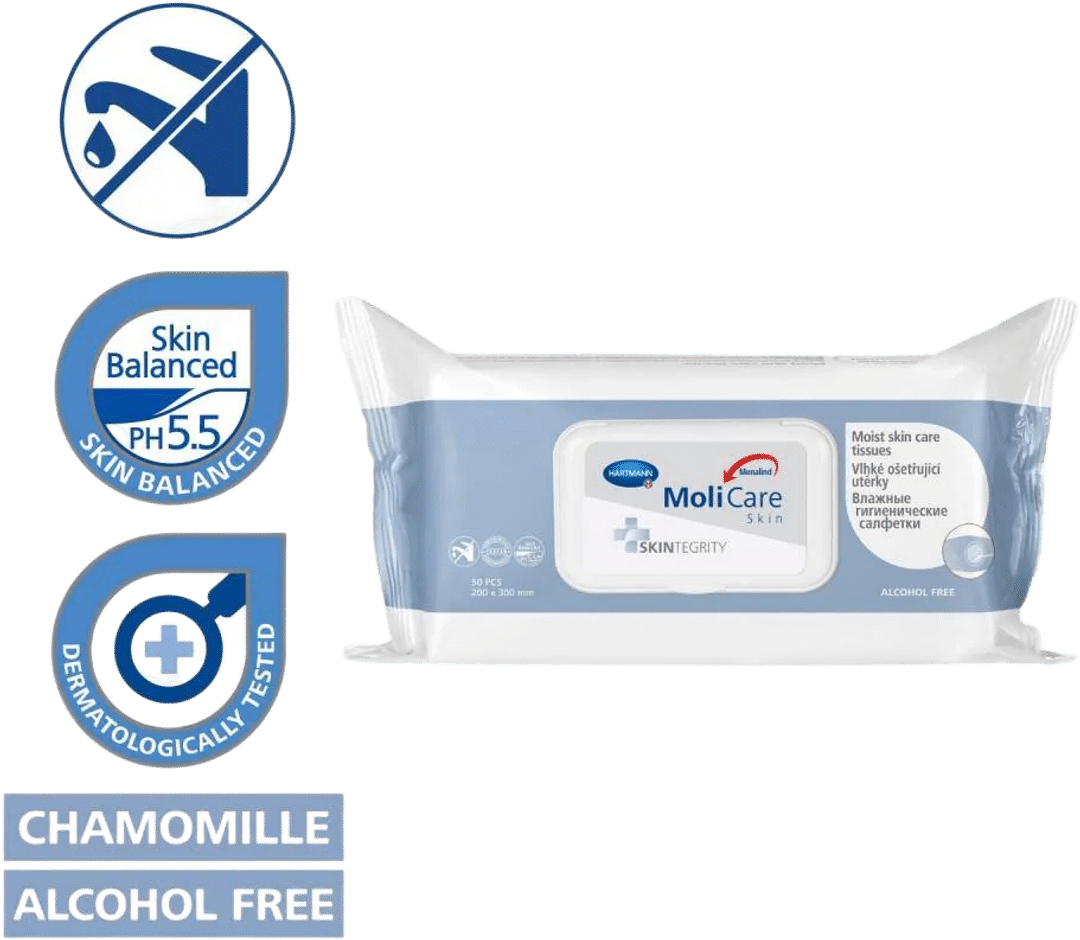 Hartmann Molicare Skin Moist Wipes Pack of 48