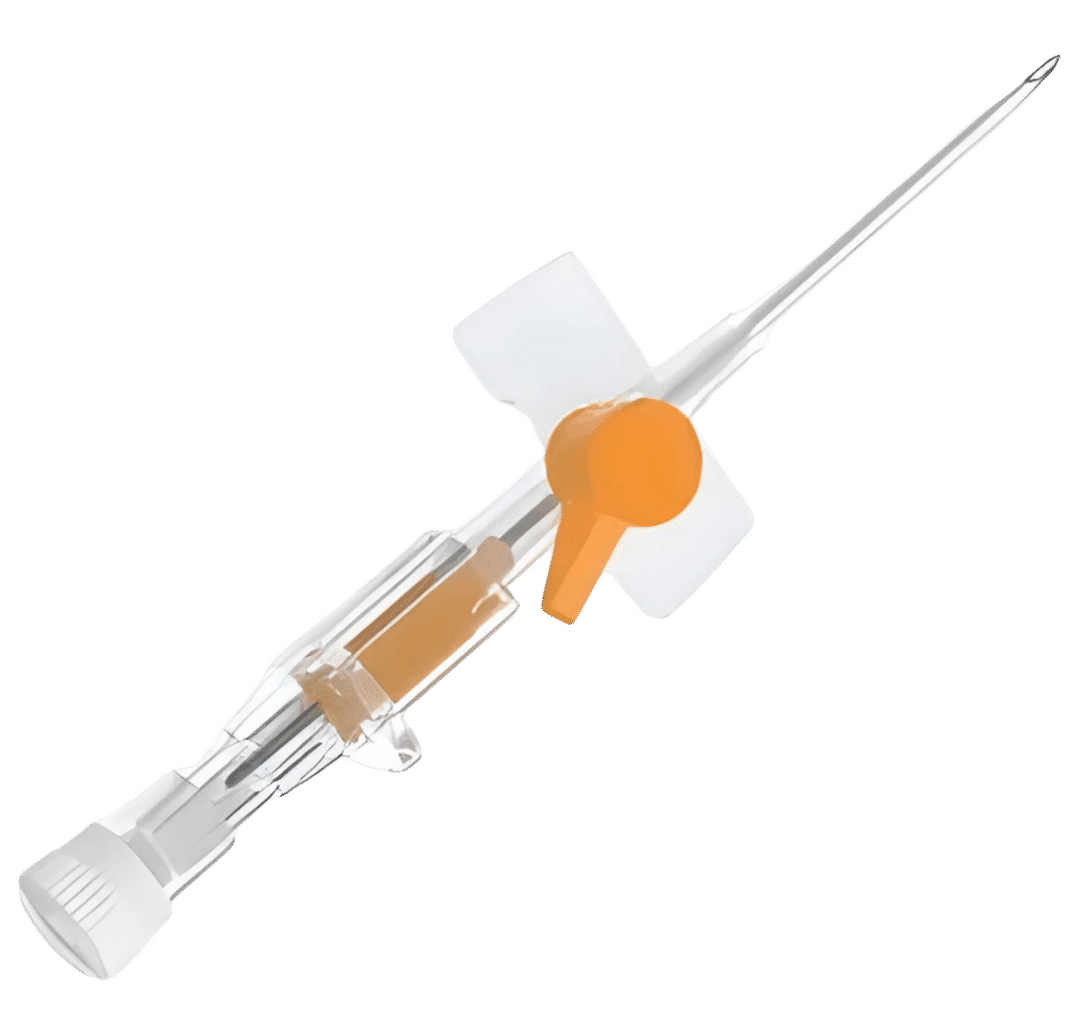 Disposafe With Wings and Injection Port Safety IV Cannula