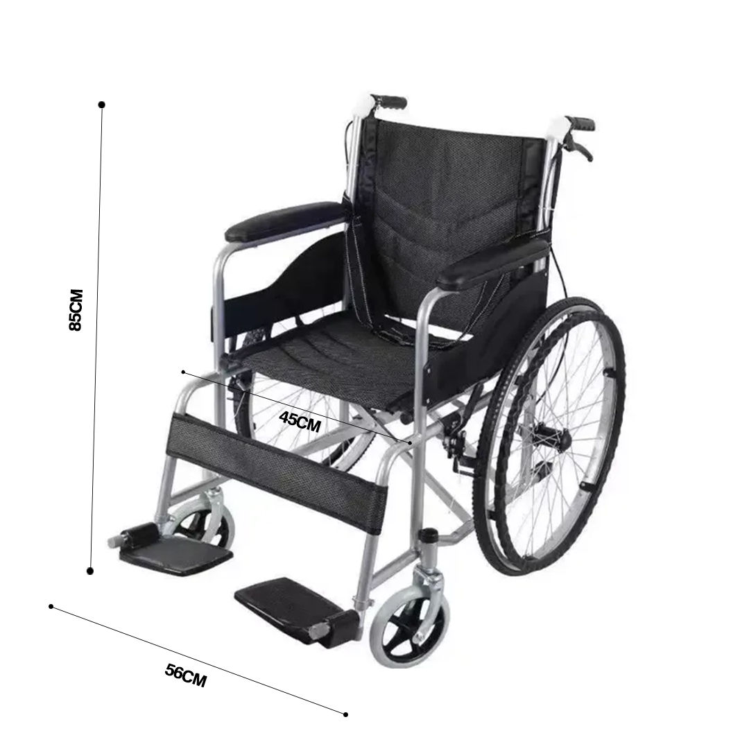 Foldable Manual Wheelchair, 100Kg Load Bearing (DW-MW03)