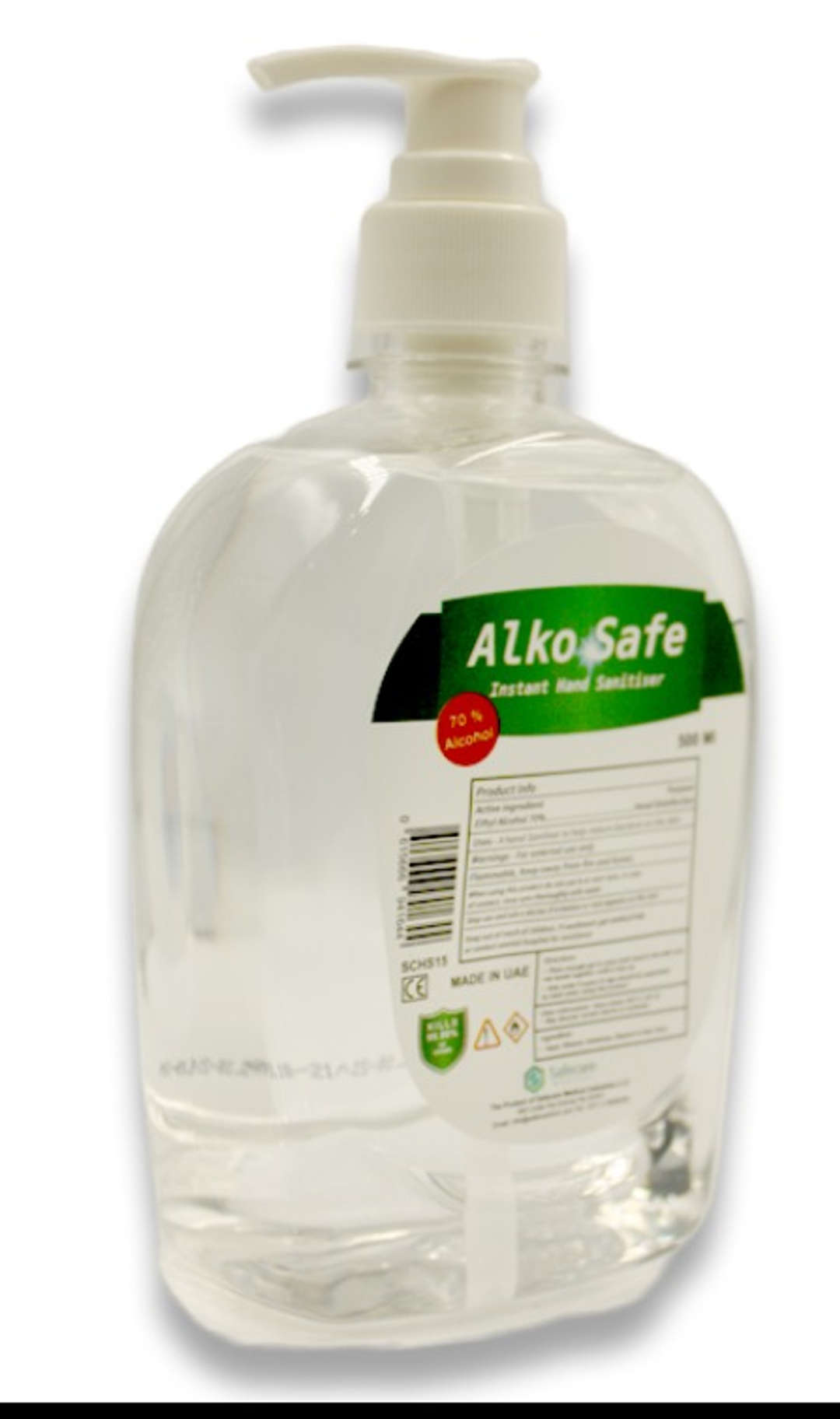 Alkosafe Hand Sanitizer, 500ml Bottle