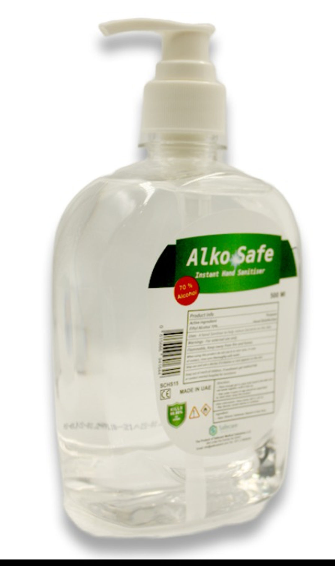 Alkosafe Hand Sanitizer 500ml Bottle