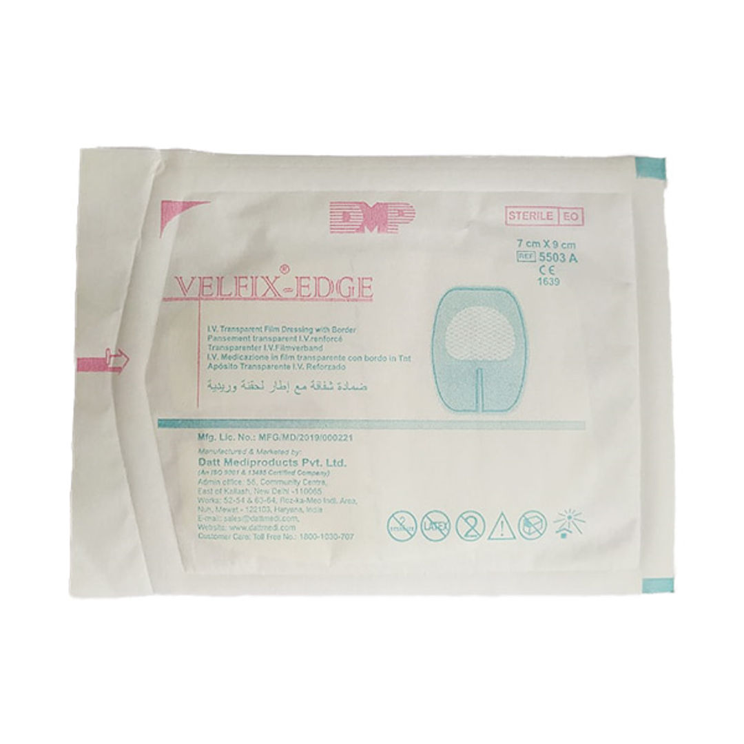 DMP Velfix Edge IV Dressing 7cm x 9cm 5503A - Pack of 50