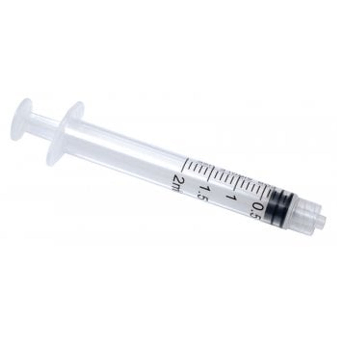 HMD Unolok Syringe - 2ml 23G x 11/4 Inch Luer Lock Pack of 100