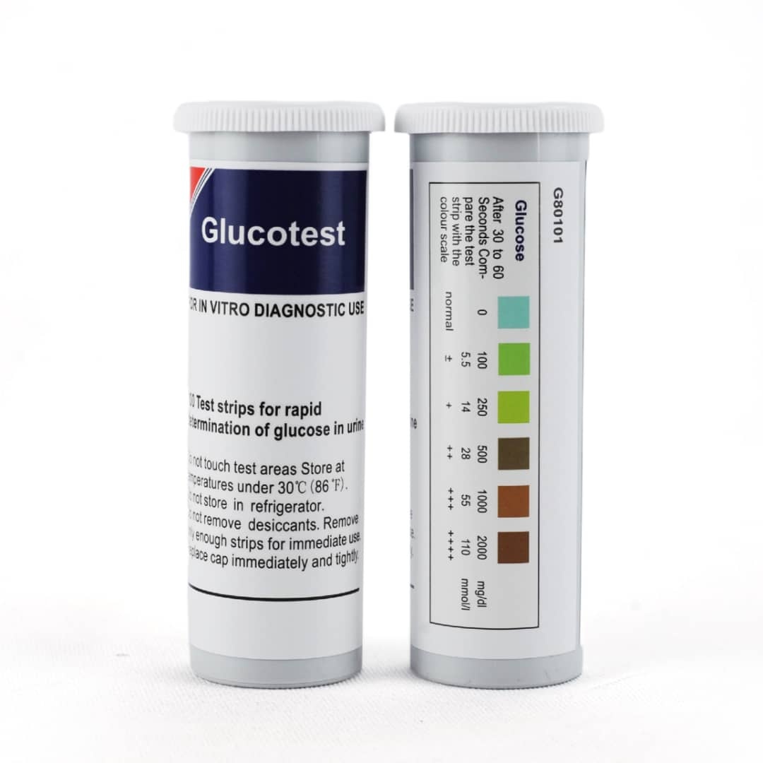 Glucotest Urine Glucose Test Strip - Pack of 100