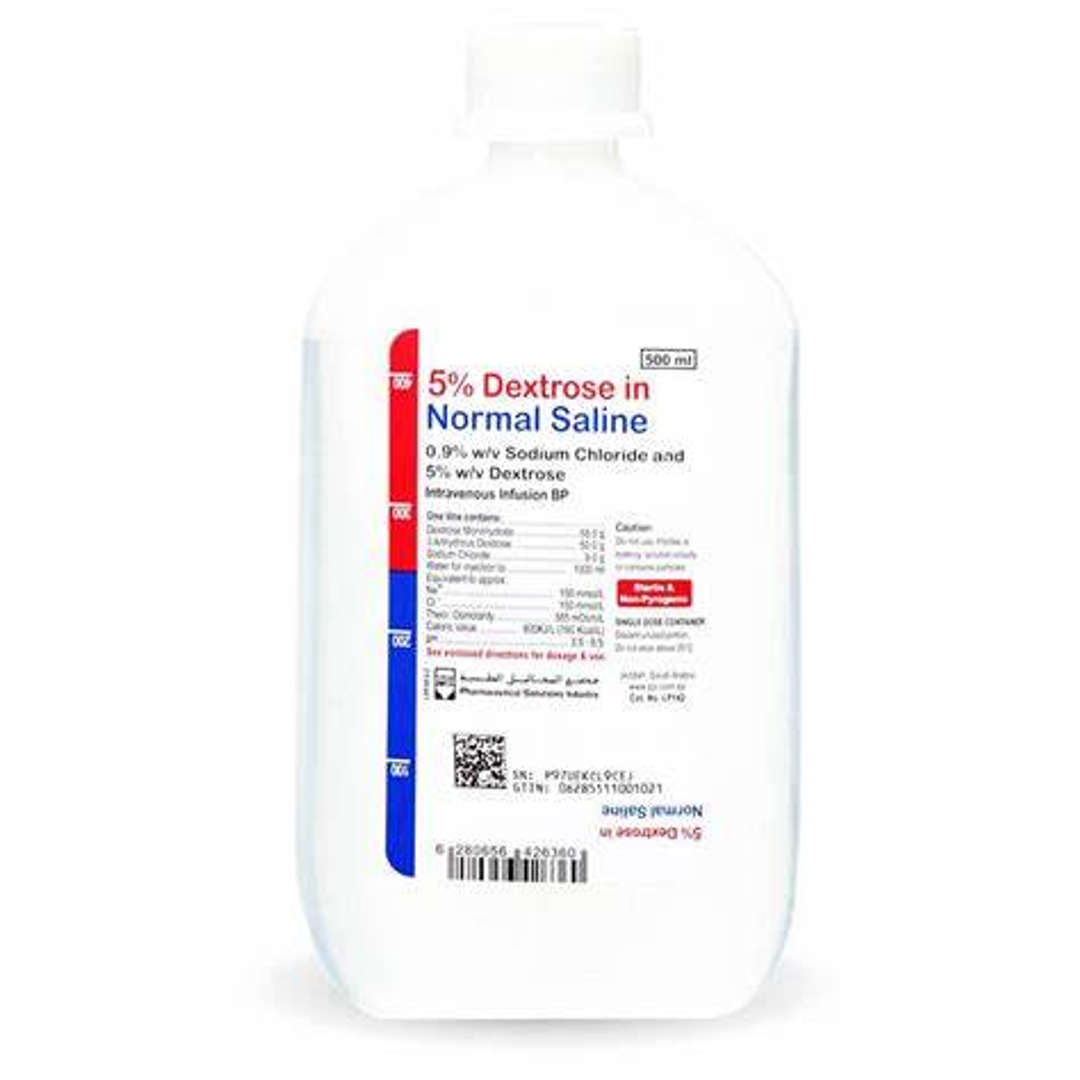 Dextrose 5% Normal saline 500ml