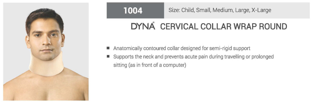 Dyna Wrap Round Cervical Collar - Large