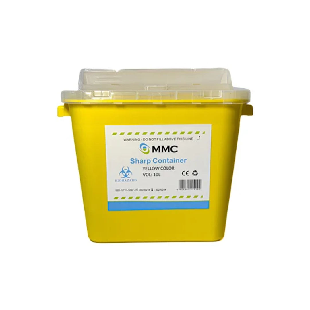 MMC Disposable Yellow Sharp Container 5 Litre (GENC-1056)