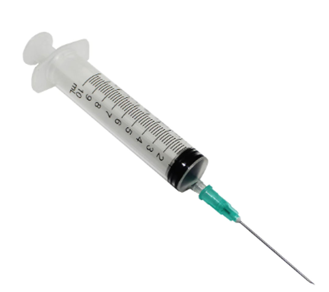 HMD Eccentric Syringe - 10ml 21G x 1.5inch Pack of 50