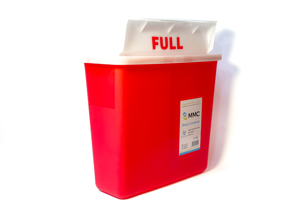 MMC Sharp Container (RED) - 4.6L - Wall mounted (GENC-1054)