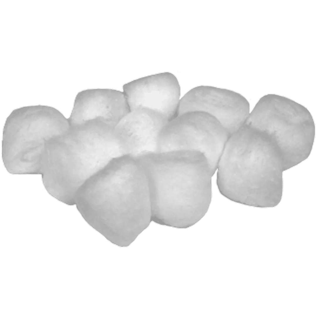 20 x  Lomar Sterile Cotton Ball - 0.5 gm - 5 Pieces/Pack