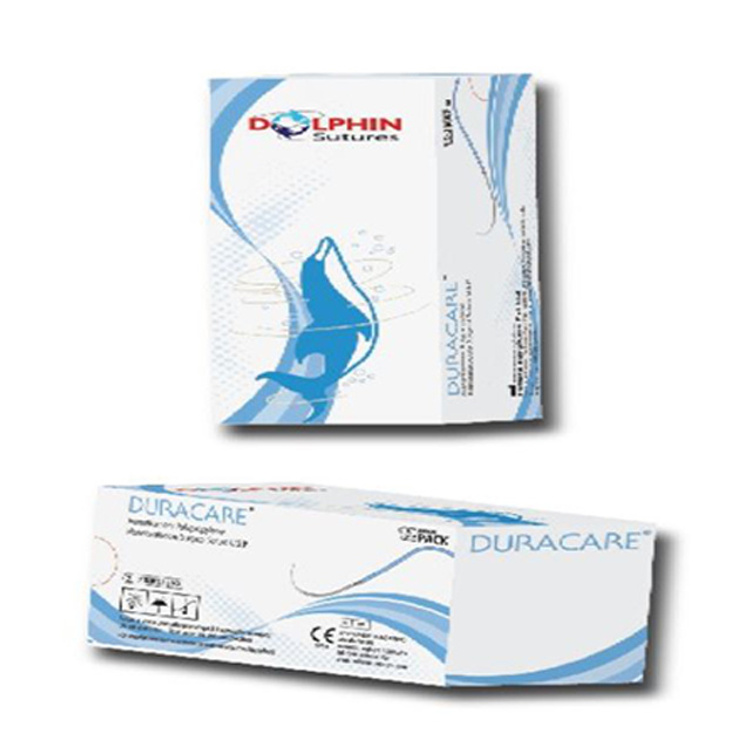 Dolphin Duracare Monofilament Polypropylene Suture - USP 0, Pack of 12 (FS 805)
