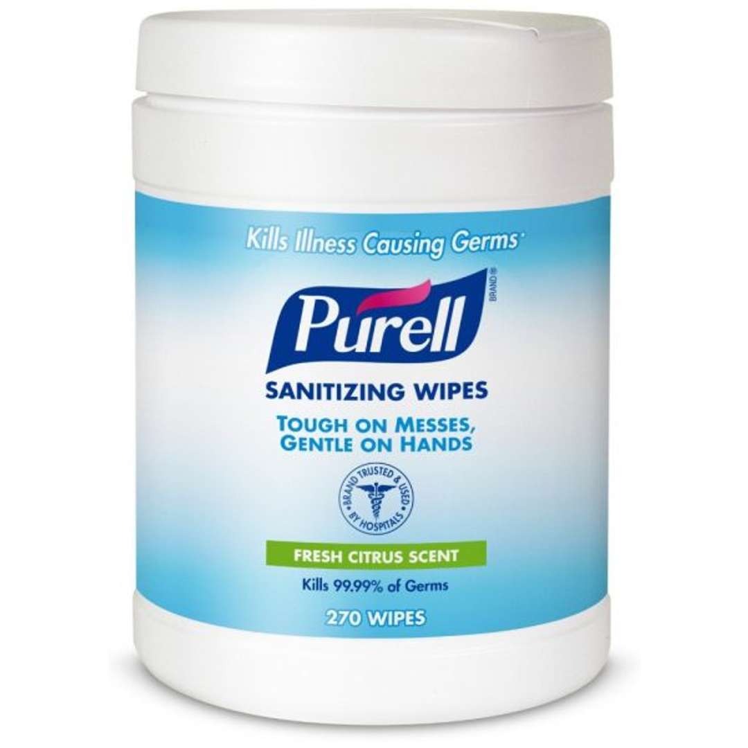 Purell 270 Count Hand Sanitizing Wipes White (9113-06)