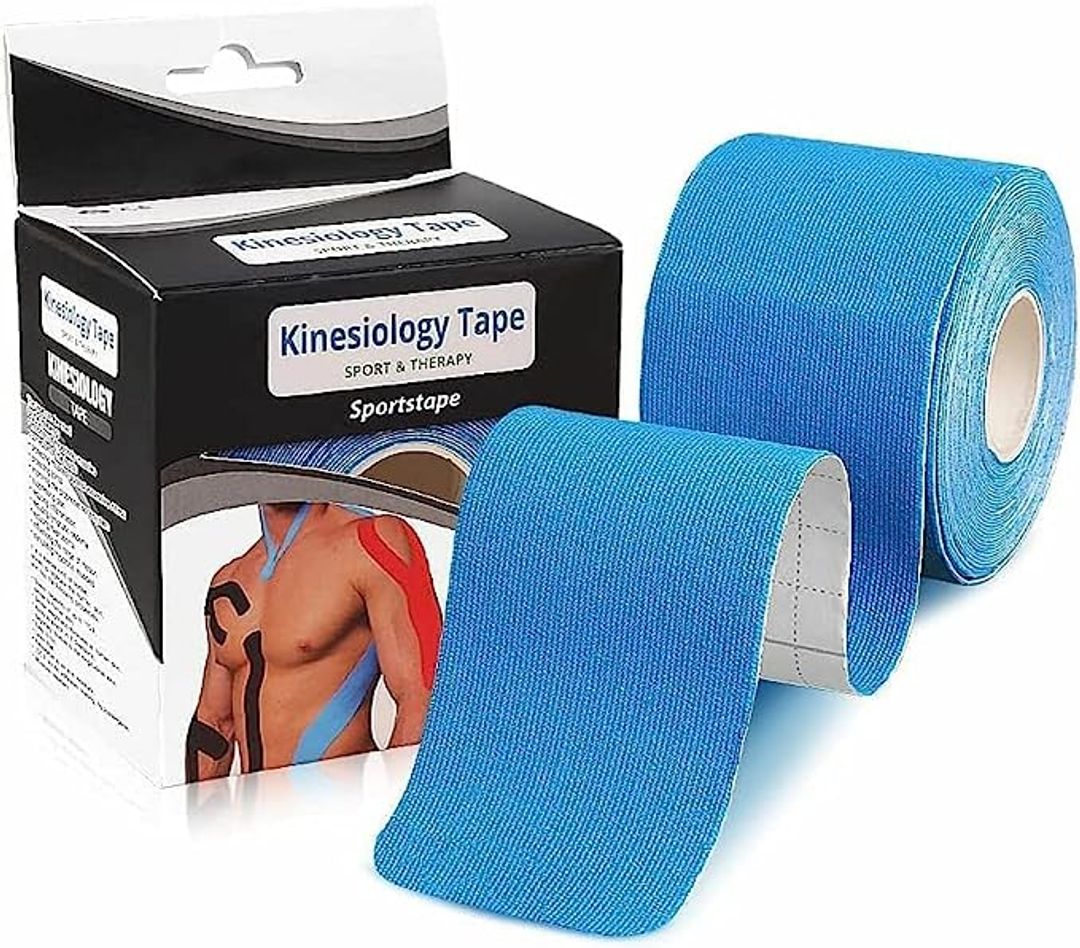 Clinmed Kinesiology Sports Adhesive Surgical Tape - 5cm x 5m Blue