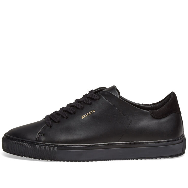 axel arigato clean 90 black suede