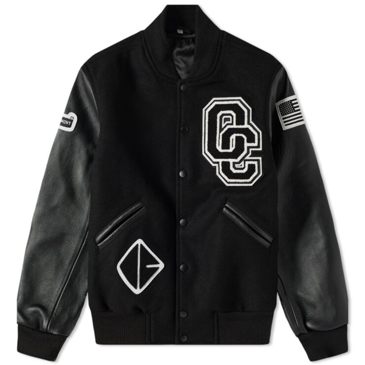 Opening Ceremony OC Varsity Jacket in Black